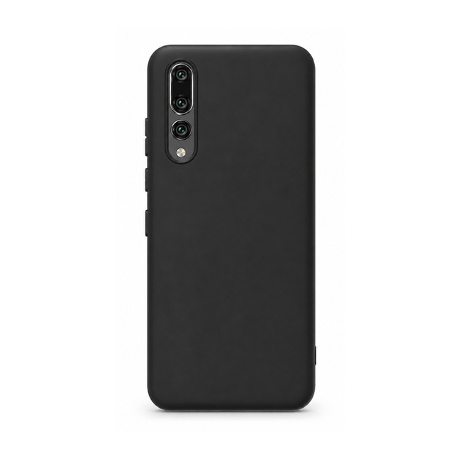 Θήκη σιλικόνης για Huawei P20 Pro - μαύρη