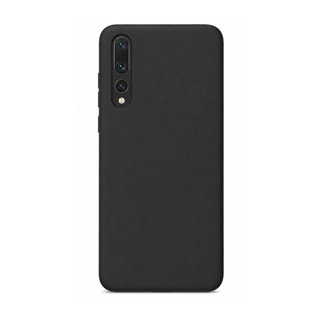 Θήκη σιλικόνης για Honor 20 Pro - μαύρη