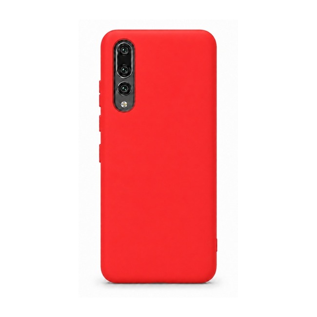 Θήκη σιλικόνης για Huawei P20 Pro - κόκκινη