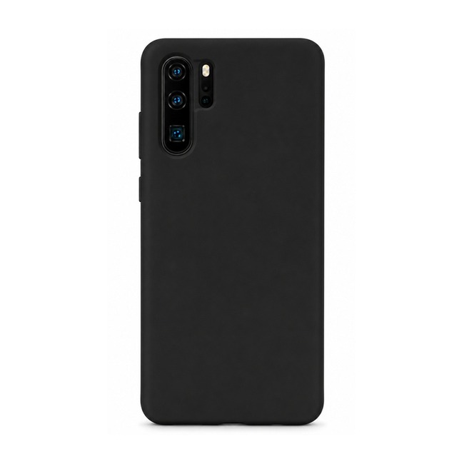 Θήκη σιλικόνης για Huawei P30 Pro - μαύρη