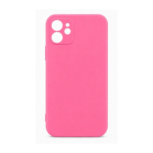 θήκη σιλικόνης (Soft) για Apple iPhone 12 - ροζ