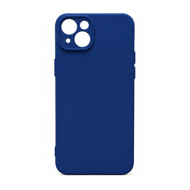 θήκη σιλικόνης (Soft) για Apple iPhone 14 - μπλε