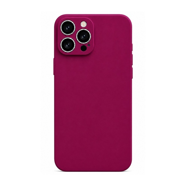θήκη σιλικόνης (Soft) για Apple iPhone 14 Pro Max - σκούρο ματζέντα