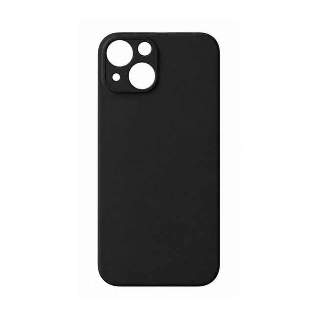 θήκη σιλικόνης (Soft) για Apple iPhone 15 - μαύρη