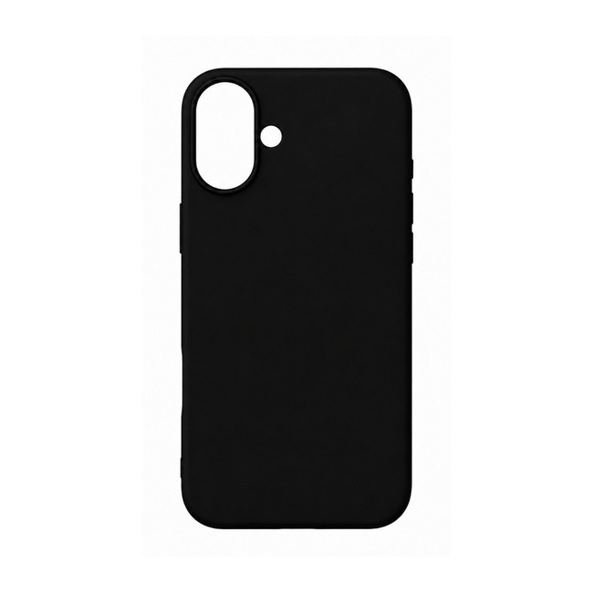 θήκη σιλικόνης (Soft) για Apple iPhone 16 Plus - μαύρη