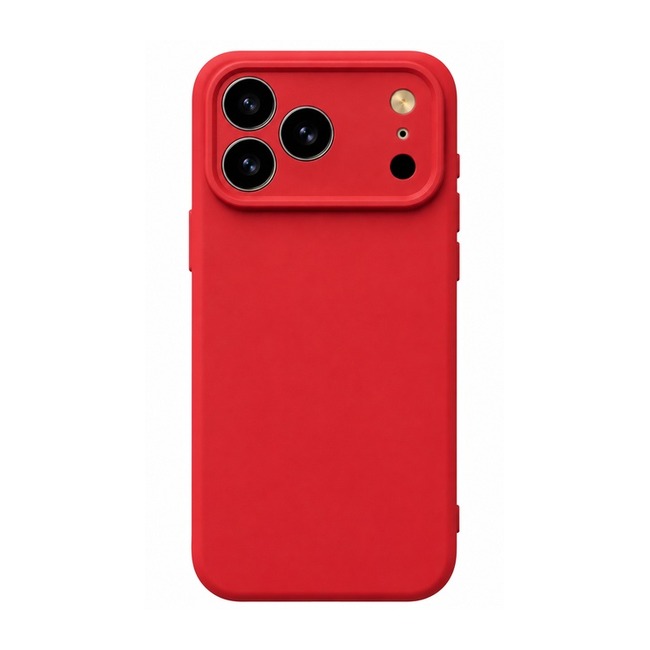 θήκη σιλικόνης (Soft) για Apple iPhone 17 Pro - κόκκινη