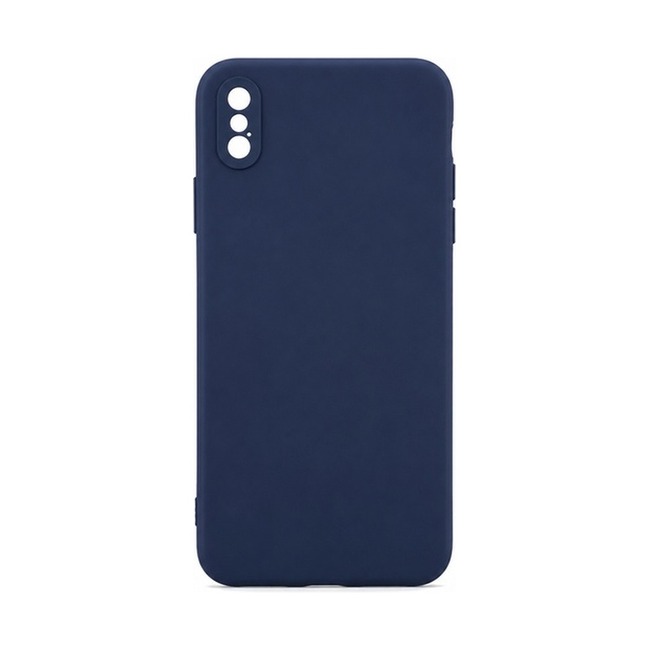 θήκη σιλικόνης (Soft) για Apple iPhone X - μπλε ναυτικό