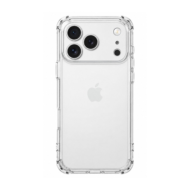 Διάφανη θήκη σιλικόνης για Apple iPhone 17 Pro Max - διάφανη