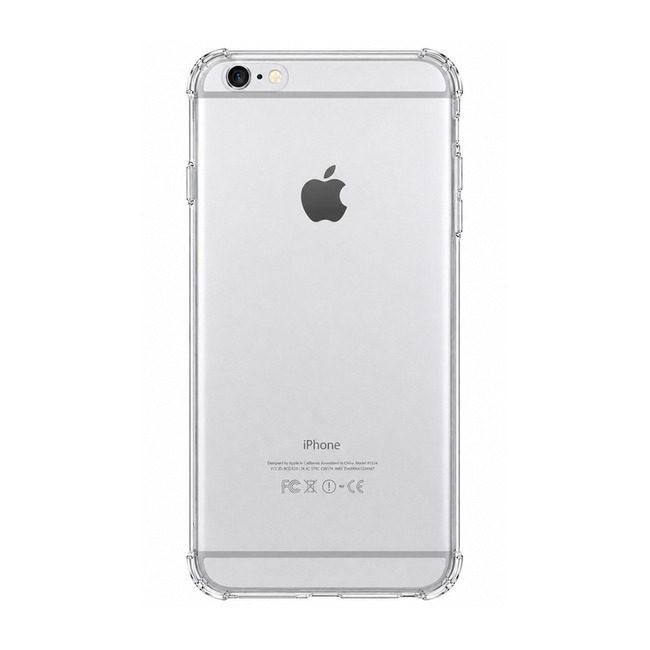 Διάφανη θήκη σιλικόνης για Apple iPhone 6+ - διάφανη