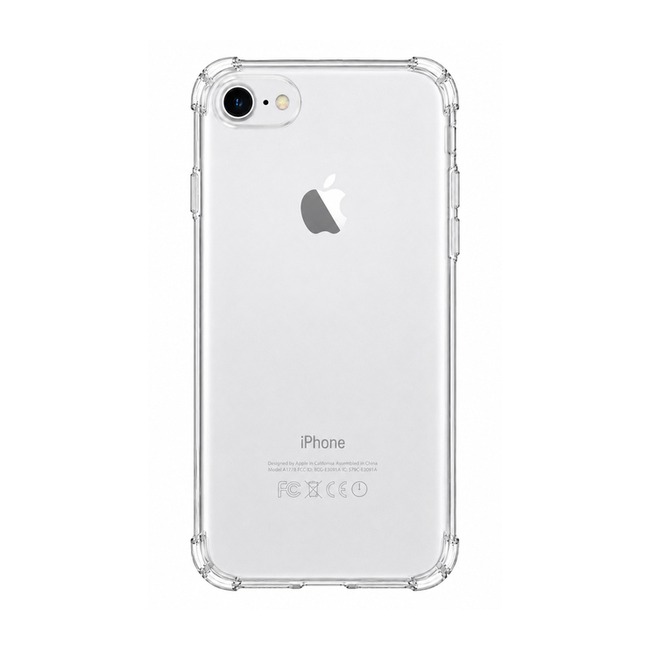 Διάφανη θήκη σιλικόνης για Apple iPhone 8 - διάφανη