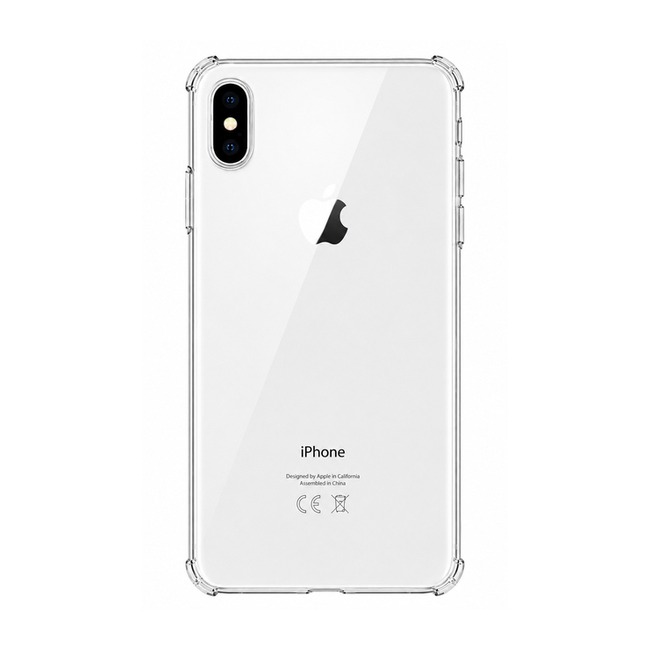 Διάφανη θήκη σιλικόνης για Apple iPhone X - διάφανη