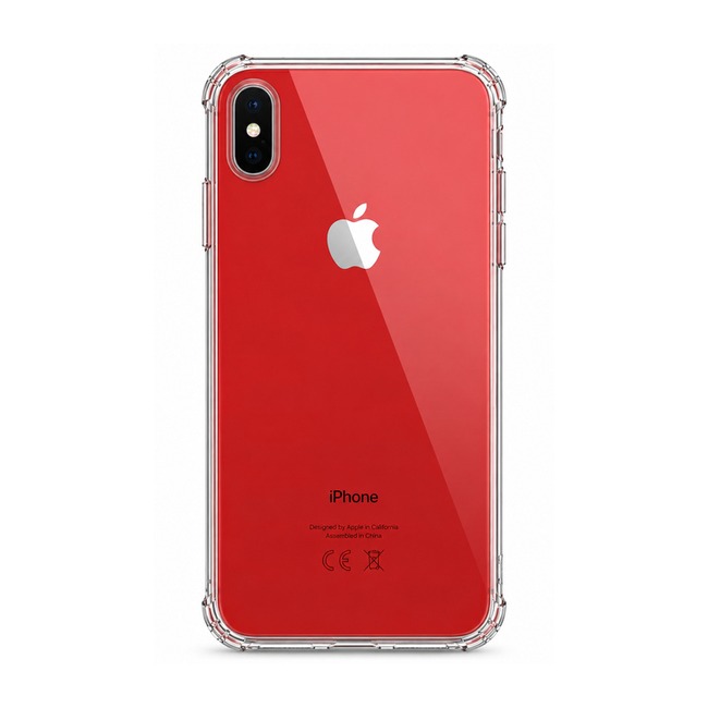 Διάφανη θήκη σιλικόνης για Apple iPhone XS Max - διάφανη