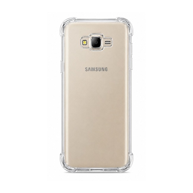 Διάφανη θήκη σιλικόνης για Samsung Galaxy J7 2015 - διάφανη