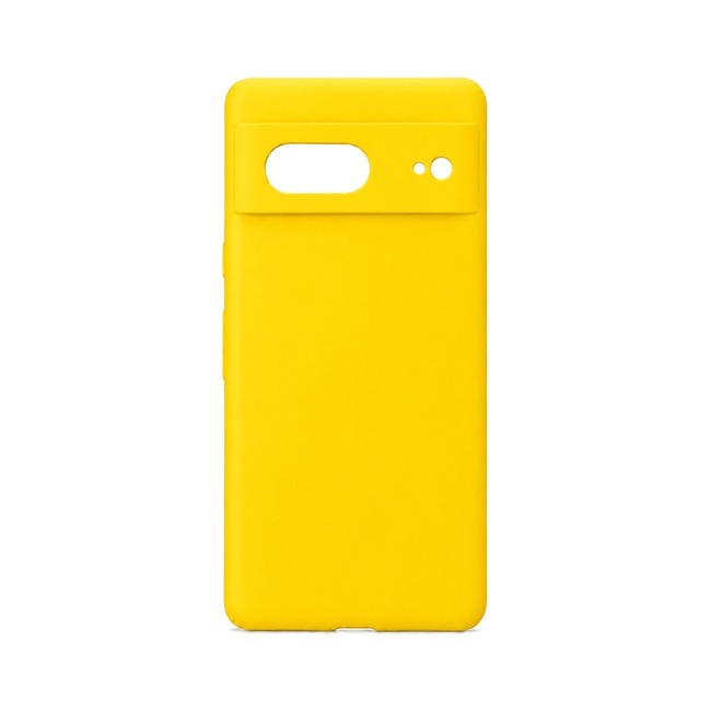 θήκη σιλικόνης (Soft) για Google Pixel 7 - κίτρινη