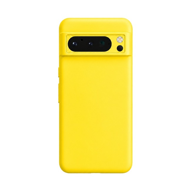 θήκη σιλικόνης (Soft) για Google Pixel 8 Pro - κίτρινη