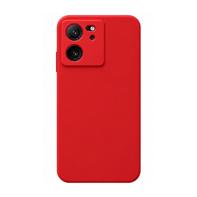 θήκη σιλικόνης (Soft) για Xiaomi 13T Pro - κόκκινη
