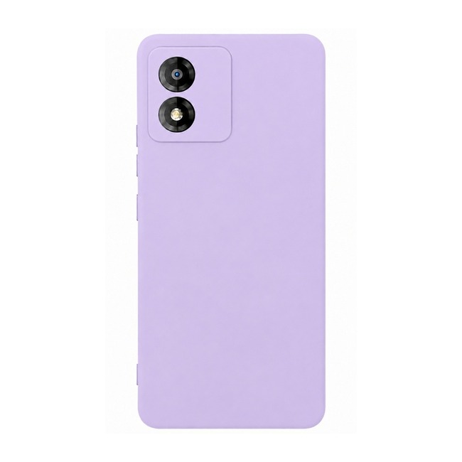 θήκη σιλικόνης (Soft) για Motorola Moto E13 - λιλά