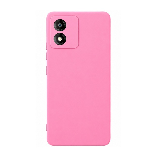 θήκη σιλικόνης (Soft) για Motorola Moto E13 - ροζ