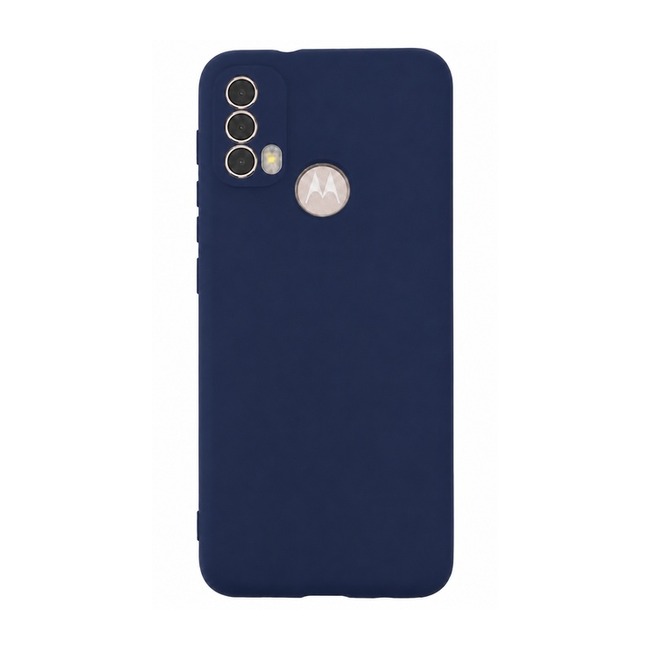 θήκη σιλικόνης (Soft) για Motorola Moto E40 - μπλε ναυτικό