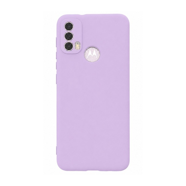 θήκη σιλικόνης (Soft) για Motorola Moto E40 - λιλά