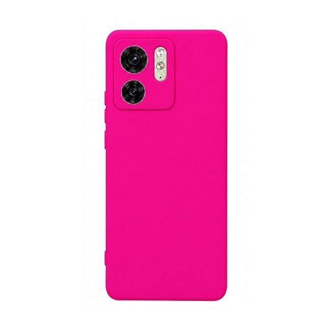 θήκη σιλικόνης (Soft) για Motorola Moto Edge 40 - φούξια