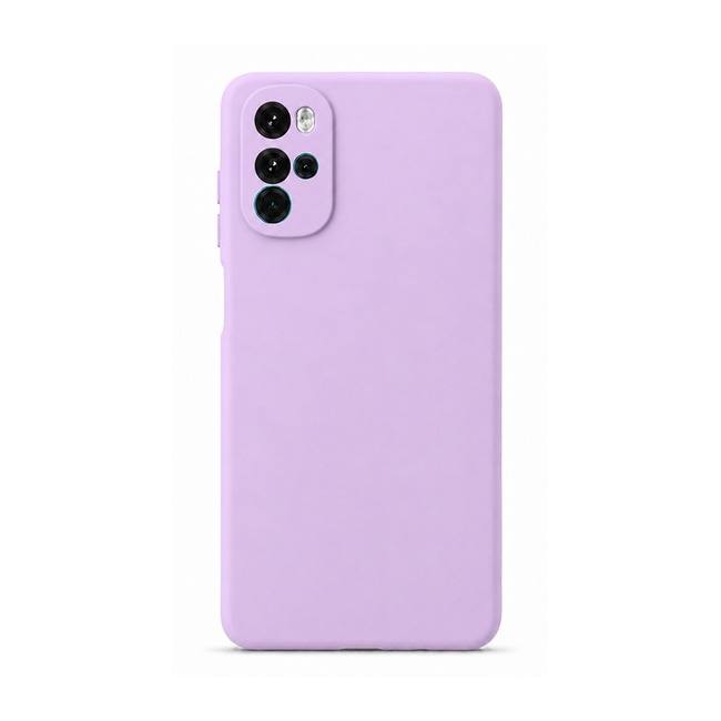 θήκη σιλικόνης (Soft) για Motorola Moto G22 - λιλά