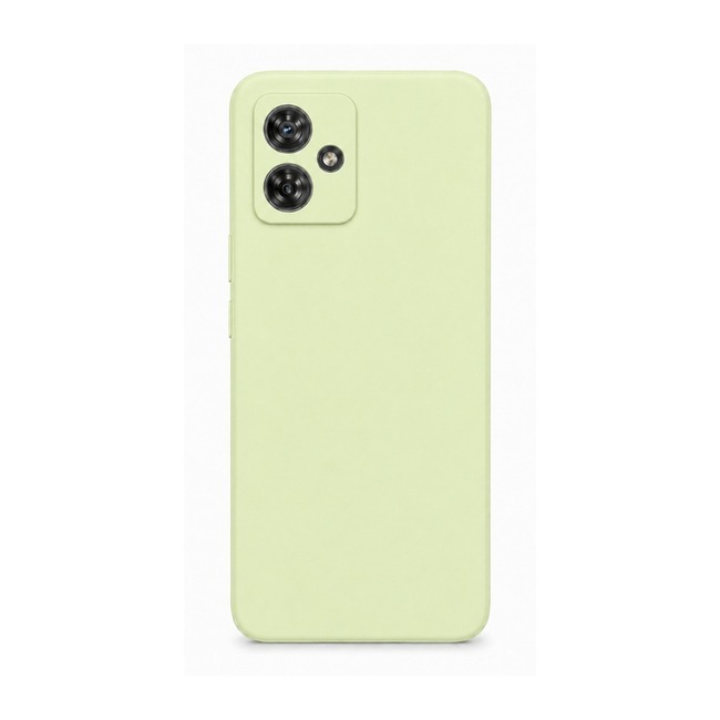 θήκη σιλικόνης (Soft) για Motorola Moto G54 - φιστικί