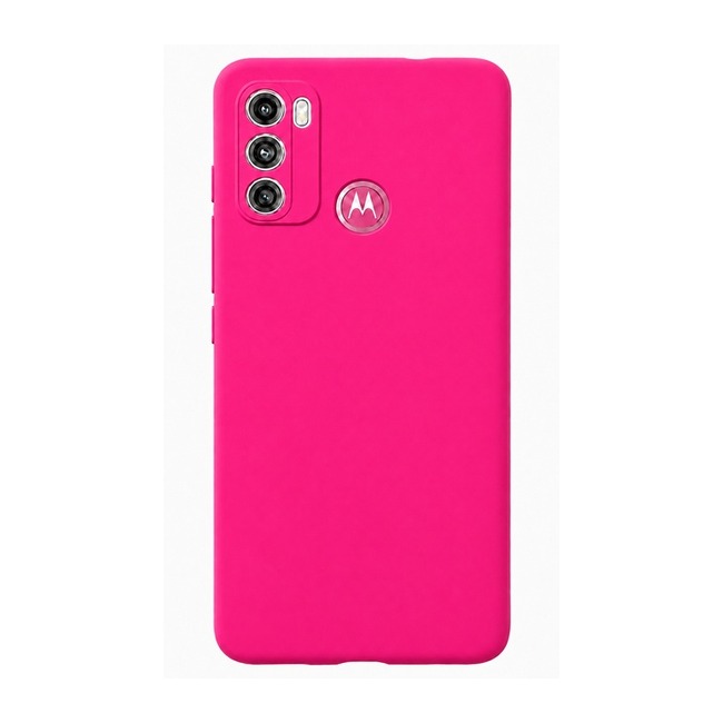 θήκη σιλικόνης (Soft) για Motorola Moto G60 - φούξια