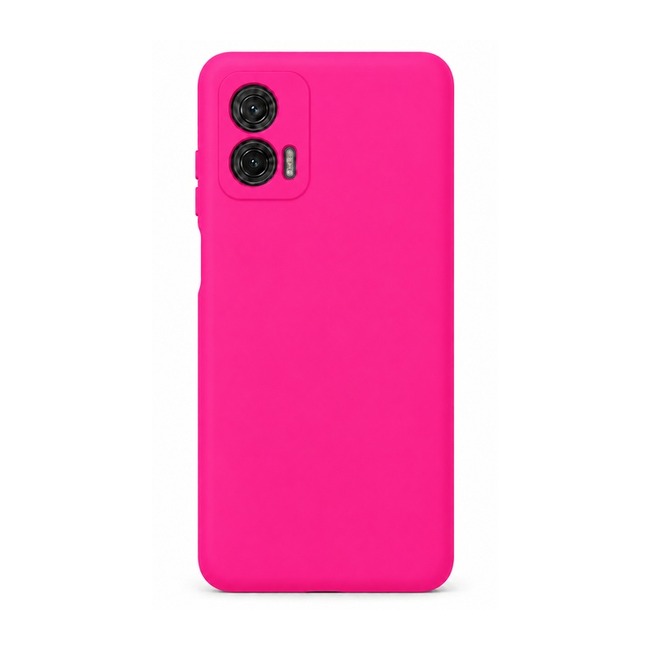 θήκη σιλικόνης (Soft) για Motorola Moto G73 - φούξια