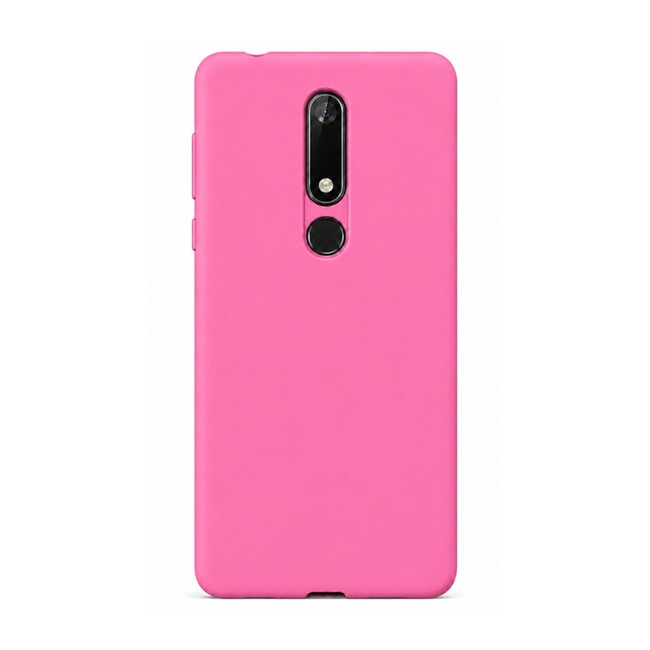 Θήκη σιλικόνης για Nokia 5.1 - ροζ