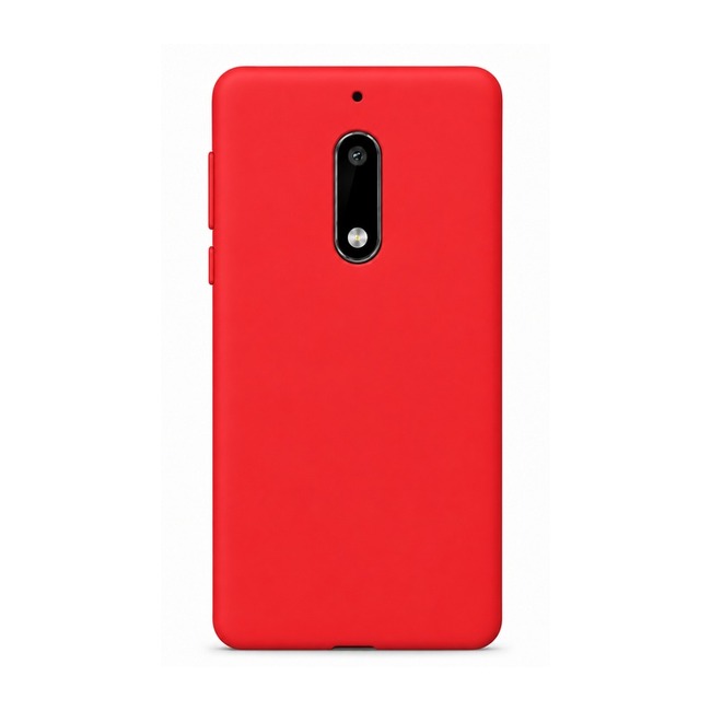 Θήκη σιλικόνης για Nokia 6 - κόκκινη