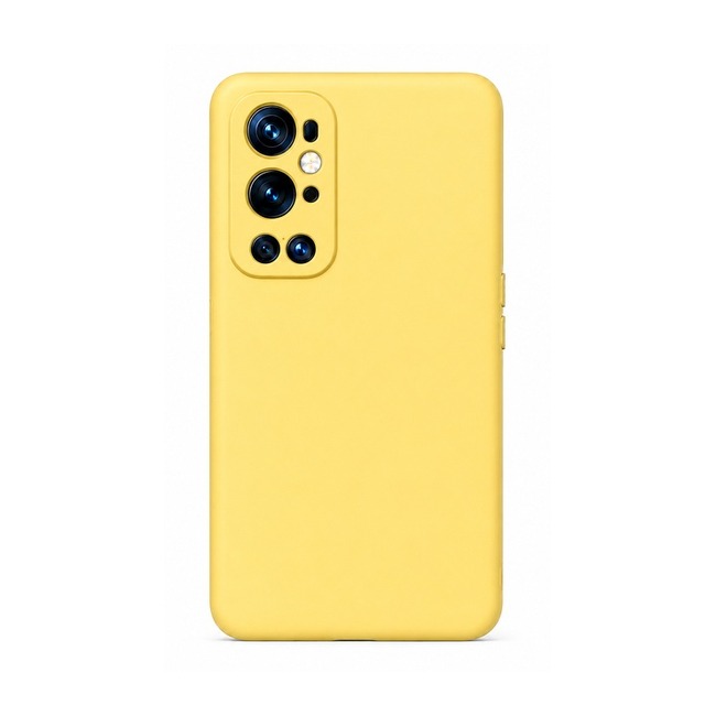 θήκη σιλικόνης (Soft) για OnePlus 9 Pro - κίτρινη