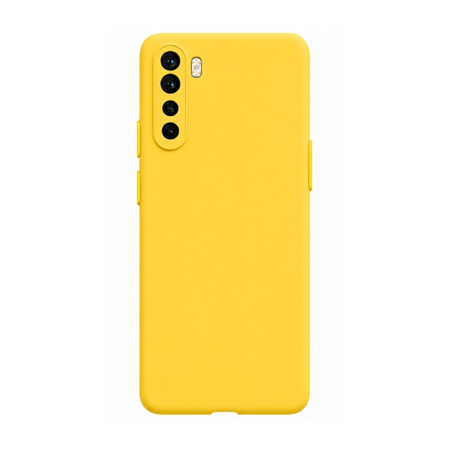 θήκη σιλικόνης (Soft) για OnePlus Nord 5G - κίτρινη