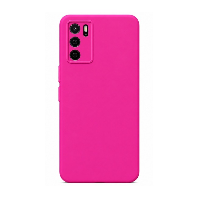 θήκη σιλικόνης (Soft) για Oppo A16s - φούξια
