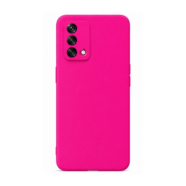 θήκη σιλικόνης (Soft) για Oppo A74 5G - φούξια