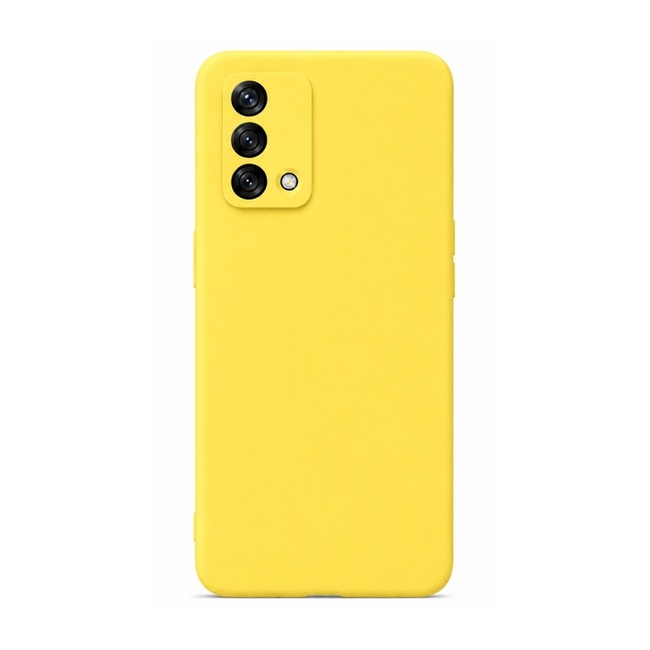 θήκη σιλικόνης (Soft) για Oppo A74 5G - κίτρινη