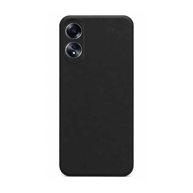 θήκη σιλικόνης (Soft) για Oppo A78 - μαύρη