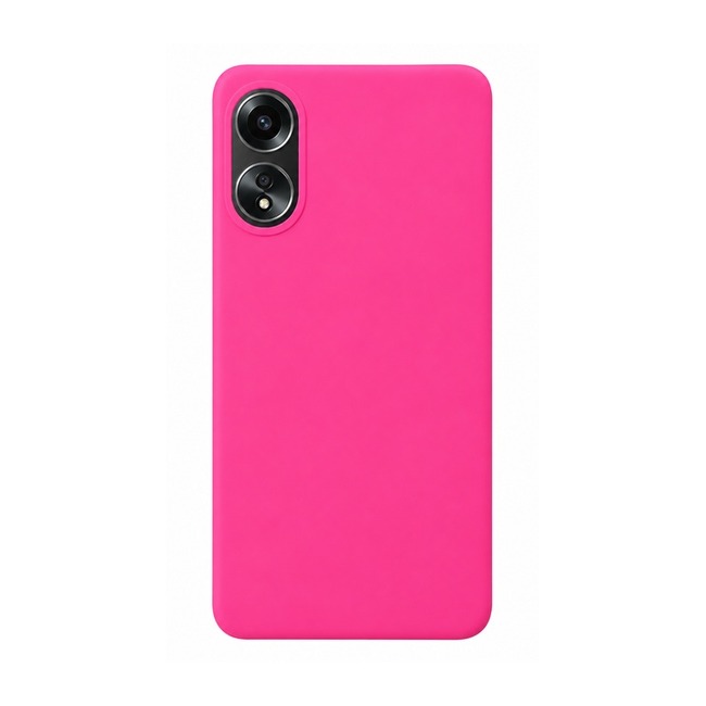 θήκη σιλικόνης (Soft) για Oppo A78 - φούξια