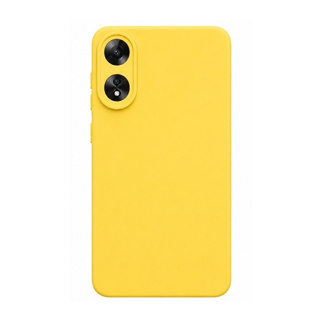 θήκη σιλικόνης (Soft) για Oppo A98 5G - κίτρινη