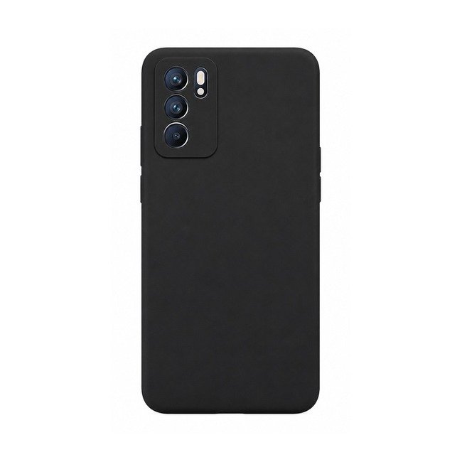 θήκη σιλικόνης (Soft) για Oppo RENO 6 5G - μαύρη