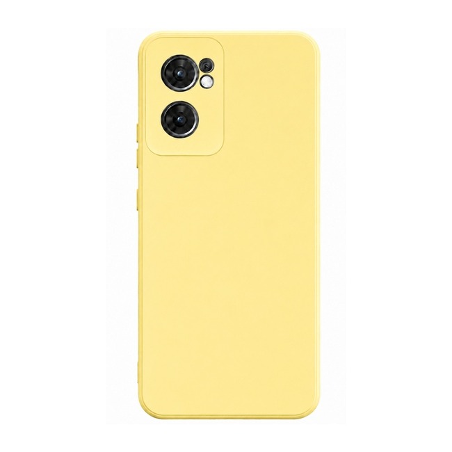 θήκη σιλικόνης (Soft) για Oppo RENO 7 5G - κίτρινη