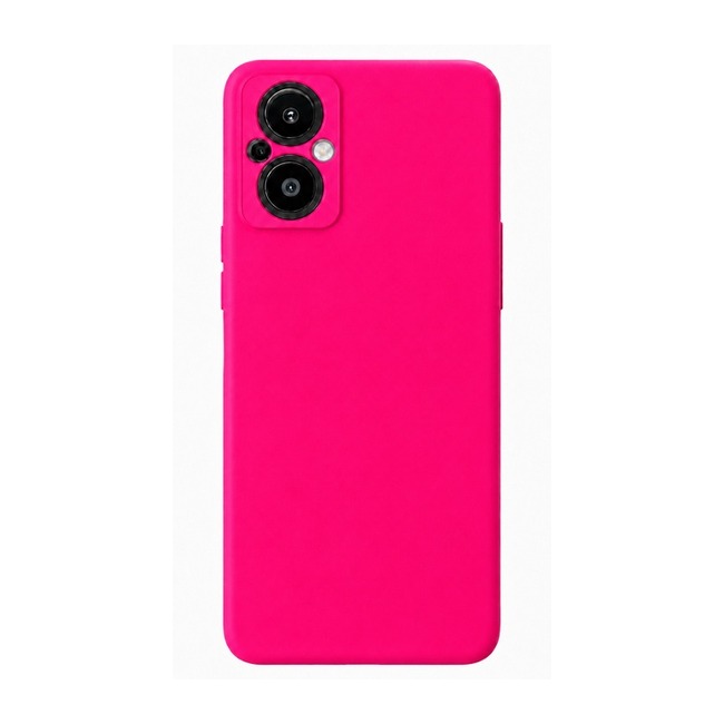 θήκη σιλικόνης (Soft) για Oppo RENO 8 Lite - φούξια