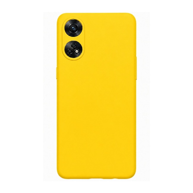 θήκη σιλικόνης (Soft) για Oppo RENO 8T 4G - κίτρινη
