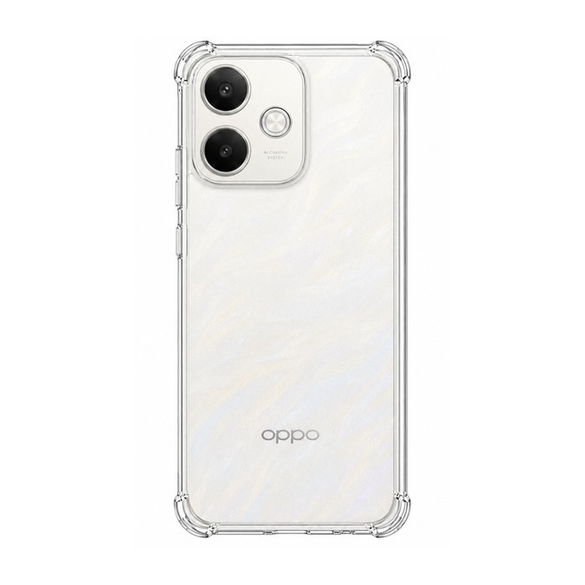Διάφανη θήκη σιλικόνης για Oppo A5 Pro - διάφανη