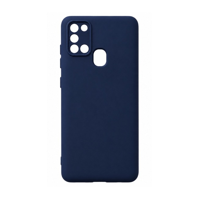 θήκη σιλικόνης (Soft) για Samsung Galaxy A21s - μπλε ναυτικό