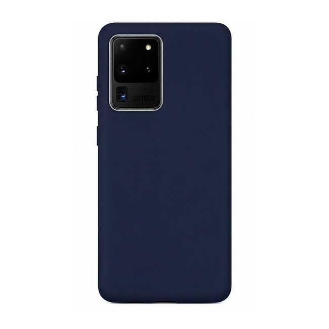 θήκη σιλικόνης (Soft) για Samsung Galaxy S20 Ultra - μπλε ναυτικό