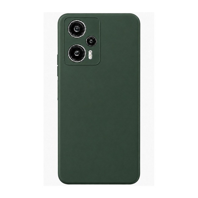 θήκη σιλικόνης (Soft) για Xiaomi Poco F5 - σκούρο πράσινο