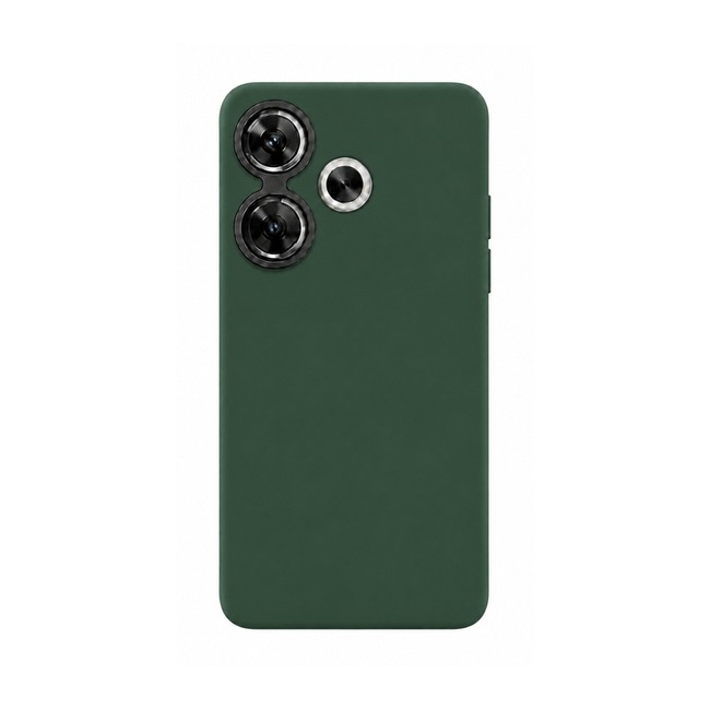 θήκη σιλικόνης (Soft) για Xiaomi Poco F6 - σκούρο πράσινο