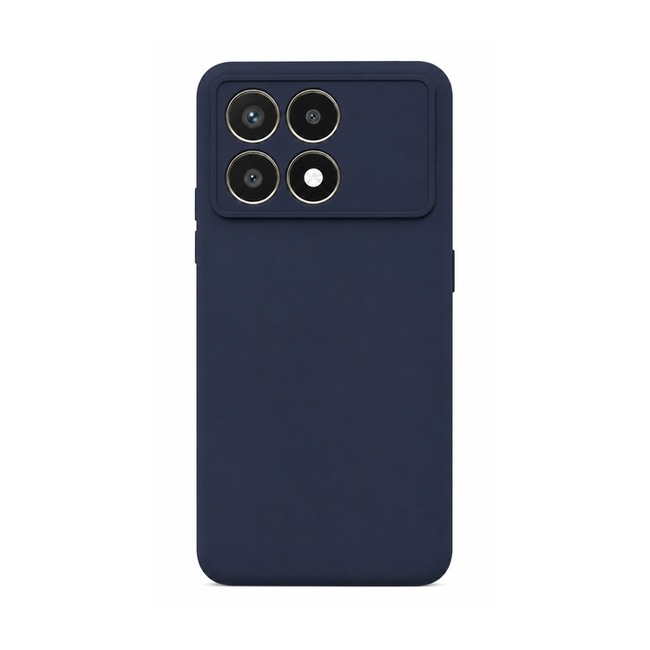 θήκη σιλικόνης (Soft) για Xiaomi Poco F6 Pro - μπλε ναυτικό