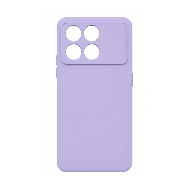 θήκη σιλικόνης (Soft) για Xiaomi Poco F6 Pro - λιλά